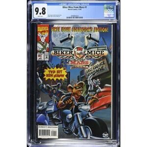 Biker Mice from Mars #1 CGC 9.8 1ST APP Marvel Comics 1993 864024